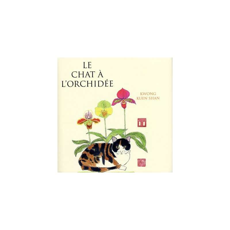 Le chat à l'orchidée