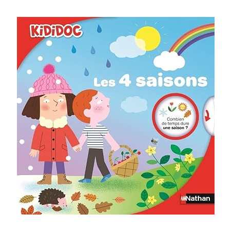 Les 4 saisons - Livre animé Kididoc - Valérie Guidoux