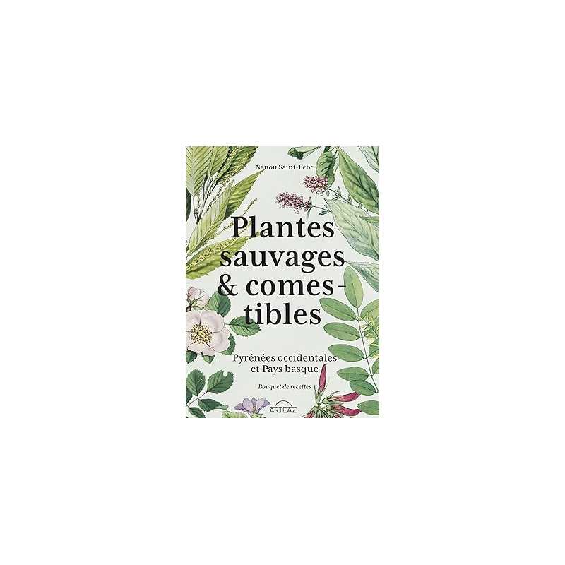 Plantes sauvages & comestibles: Pyrénées occidentales et Pays basque Bouquet de recettes - Nanou Saint-Lèbe
