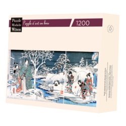 Jardin enneigé d'après Kunisada - Puzzle -