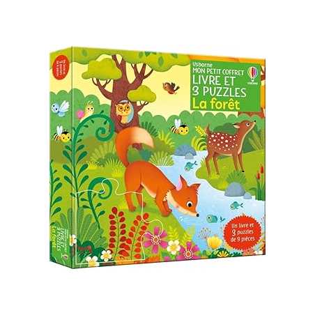 La forêt - Mon petit coffret Livre et 3 puzzles - dès 3 ans - Taplin/Iossa