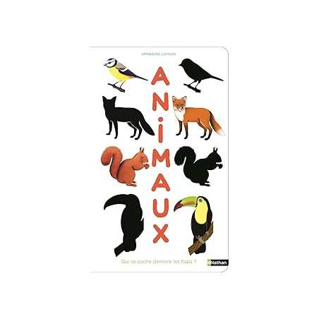 Imagier des animaux - un livre animé avec 48 flaps pour découvrir les animaux - dès 12 mois - Laprun