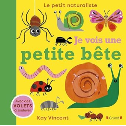 Je vois une petite bête – Livre d'éveil tout-carton avec des volets à soulever – Dès 2 ans - Vincent Kay