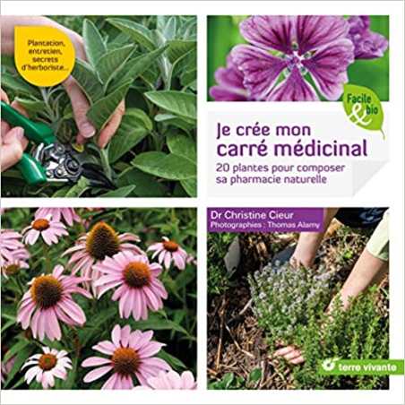 Je crée mon carré medicinal: 20 plantes pour composer sa pharmacie naturelle - Christine Cieur