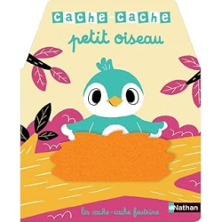 Cache-cache petit oiseau - Livre matière - éveil - Dès 6 mois - Huang Yu-Hsuan