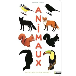 Imagier des animaux - un livre animé avec 48 flaps pour découvrir les animaux - dès 12 mois - Laprun