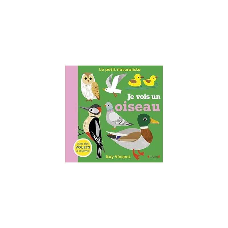 Je vois un oiseau – Livre d'éveil tout-carton avec des volets à soulever – Dès 2 ans. - Vincent Kay