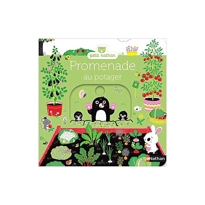 Promenade au potager - livre d'éveil animé, pour les bébés dès 6 mois - Emiri Hayashi