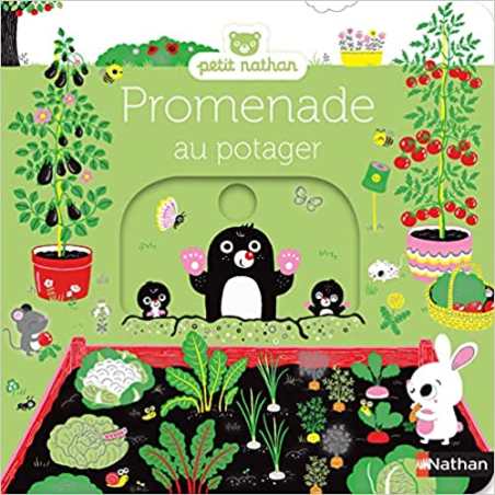 Promenade au potager - livre d'éveil animé, pour les bébés dès 6 mois - Emiri Hayashi