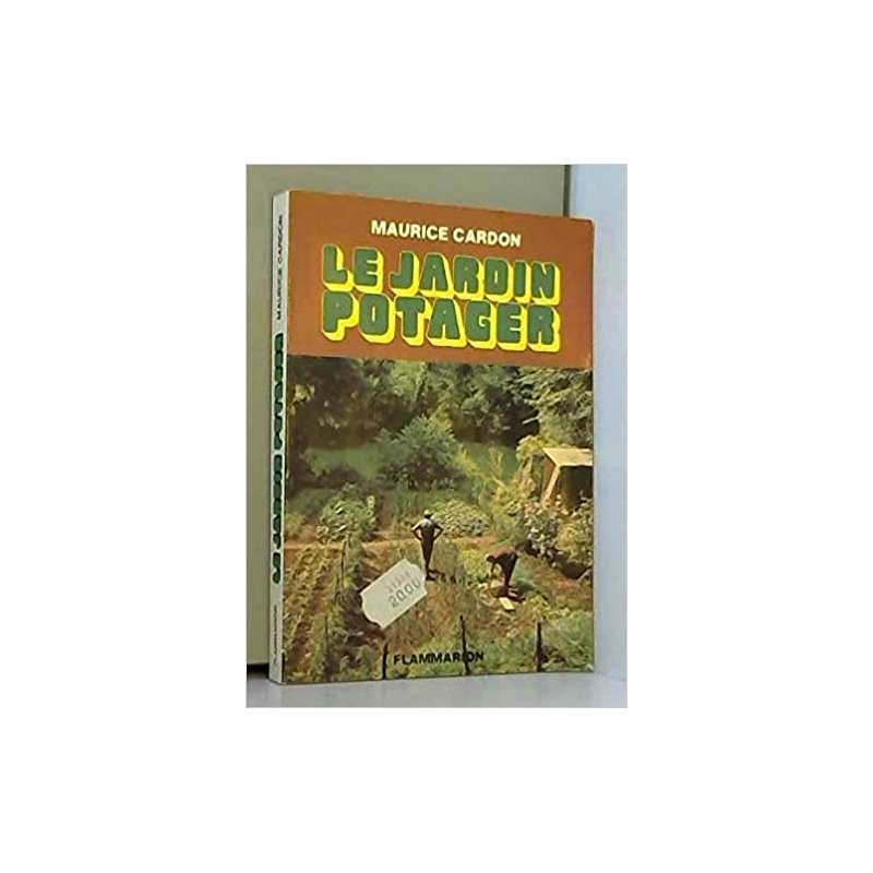 Jardin potager 8 pages hors-texte en noir (Le) - Maruice Cardon